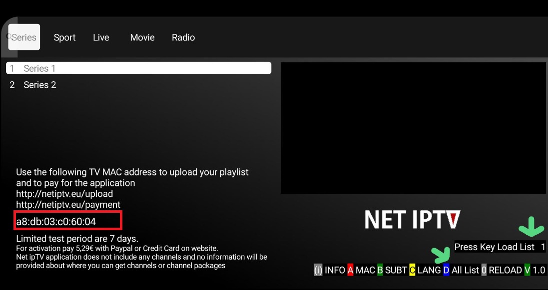 Net IPTV - Install Net IPTV